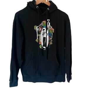 Harry Styles Black Hoodie Sweatshirt Love on Tour Official Merch Adult Medium